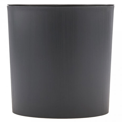 Горшок для цветов пластмассовый Genius 2,5л, д15,7см, h15,6см, дренажная вставка, серый (Россия) - Домашняя мода фото 2