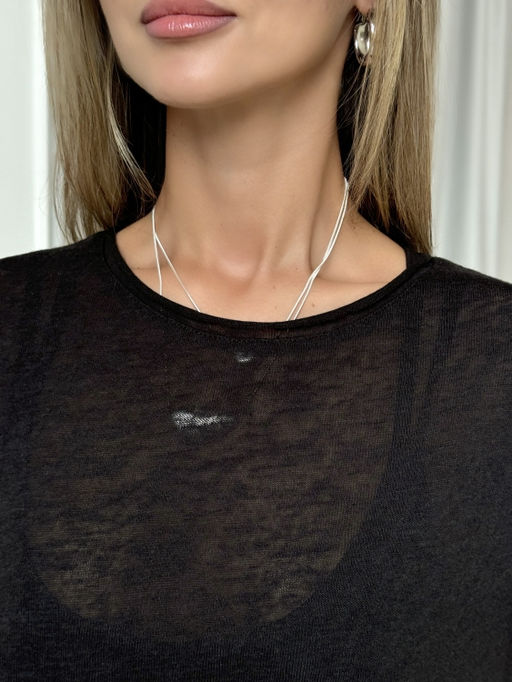 Футболка паутинка полупрозрачная