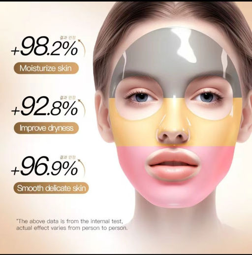 SADOER Гидрогелевая маска для лица с гиалуроновой кислотой и витамином С 10X ULTRA GIDRATING