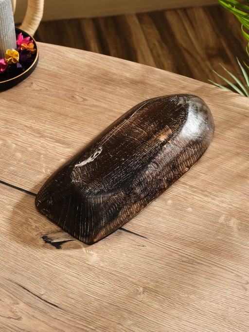 Менажница «Лодочка», 30×13×5 см, дерево джати, тёмно-коричневая