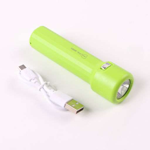 Фонарь ручной аккумуляторный, 1.5 Вт, 800 мАч, 3535LED, 3 режима, IPX2, 10.5 х 3 см.зеленый - Simaland фото 2