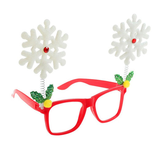 Очки карнавальные новогодние «Снежинки»