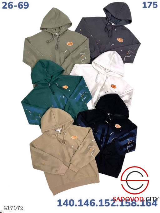 Толстовка с капюшоном выполнена из трикотажа - Bruno фото 6