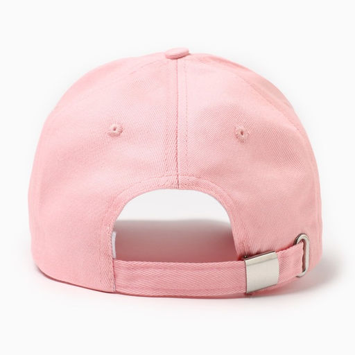 Кепка однотонная MINAKU, нежно-розовая, размер 58, хлопок 100%