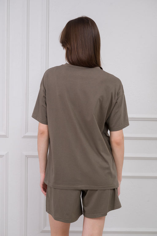 Пижама женская из кулирки Дива болотный - Амадэль фото 11