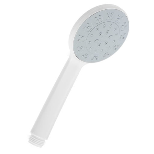 Цена за 2 шт. Лейка для душа ZEIN Z3524, d=80 мм, белый корпус, белая с серым