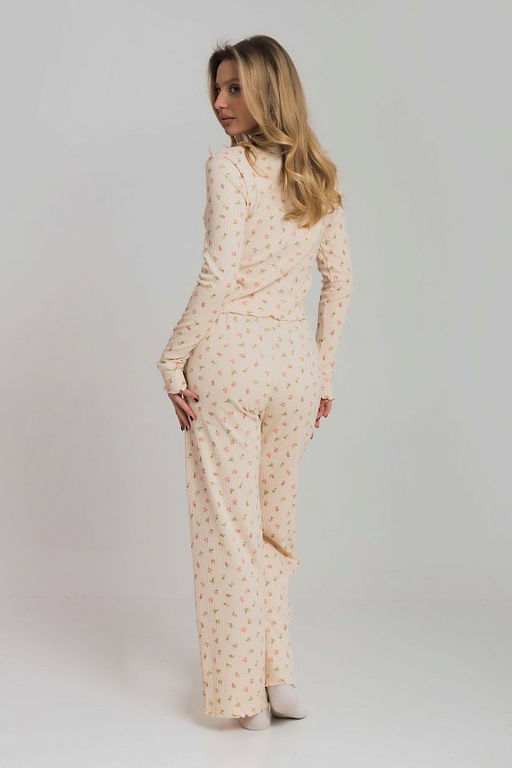 Пижама М325375бп бежевый/персиковый - Елена фото 4