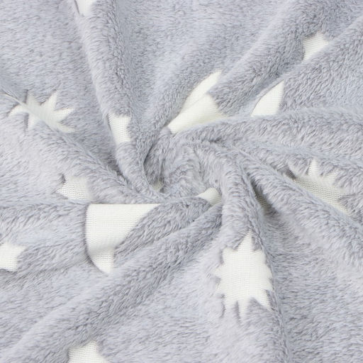 Плед светящийся Casa Conforte Stella Cosmos 150х200см, серый, фланель 190 гр/м, пэ100%  фото 4