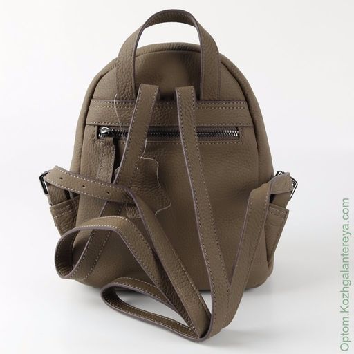 Женский кожаный рюкзак СР 8040/Хаки - Cidirro фото 2