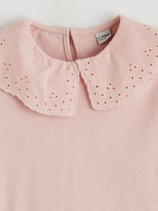 Bebe Yaka Fisto Detayl? K?z ?ocuk Ti??rt