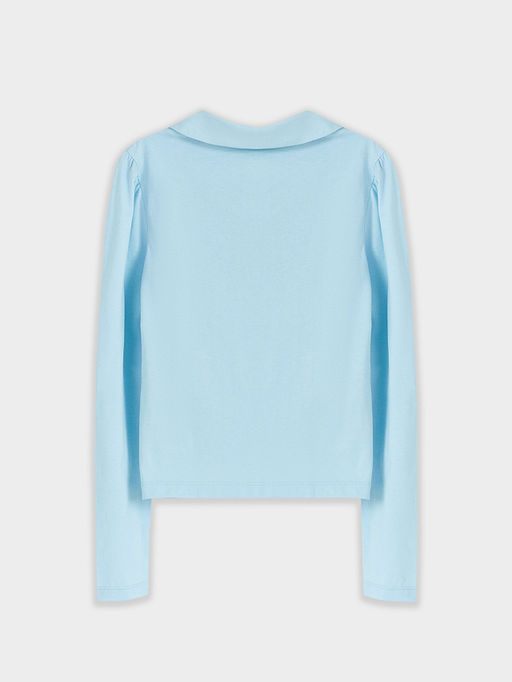 Поло для девочек голубое - Mark formelle фото 9