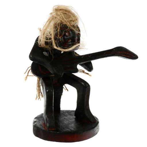 Сувенир «Абориген-гитарист», 15 см, дерево