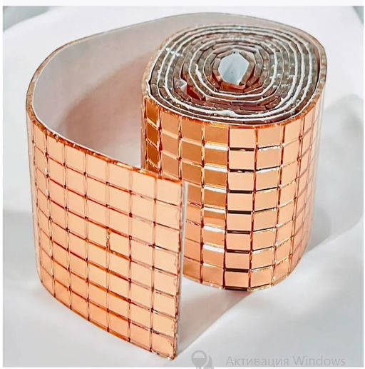 Самоклеящаяся мозаичная плитка, диско-плитка 5x5 мм, квадратная зеркальная мозаичная плитка для украшения интерьера - Family фото 4