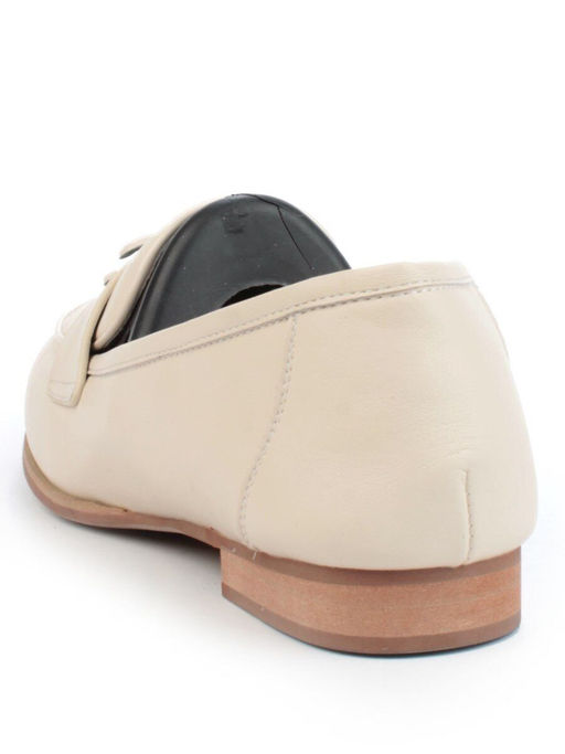 06-PDJ70-2 BEIGE Туфли женские (натуральная кожа) - Фабричный китай фото 6