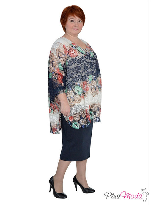 Туника Модель №224 размеры 44-80 - Plusmoda фото 3