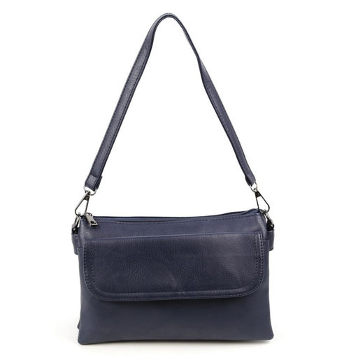 Женская сумка через плечо из эко кожи с пятью отделениями 23/30 Синий - Cidirro фото 2