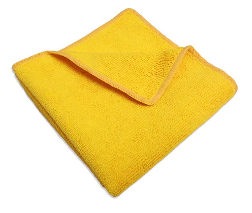 Салфетка из микрофибры 30*30см 220гр/м2 Желтая