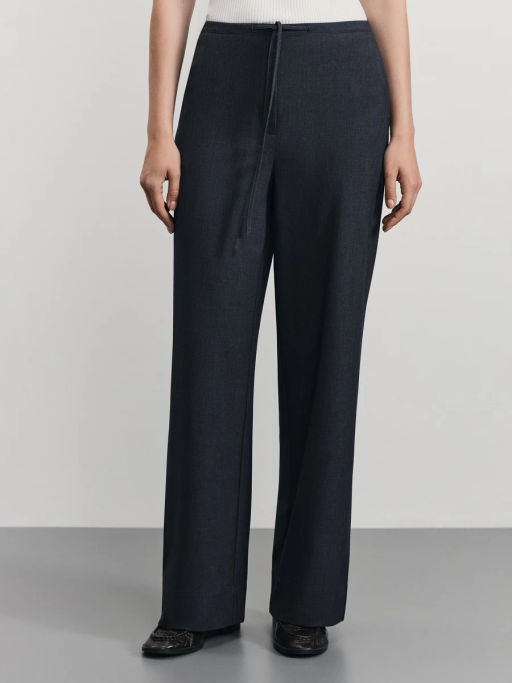 Прямые брюки на кулиске / Zarina фото 2