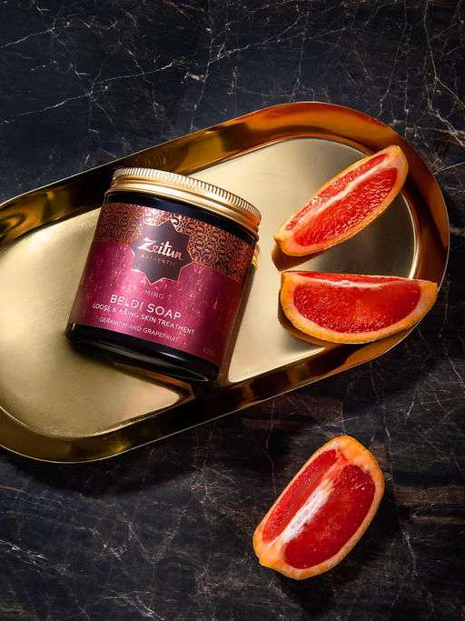 Марокканское мыло Бельди Герань и Грейпфрут с лифтинг-эффектом, 250мл. - Zeitun фото 2