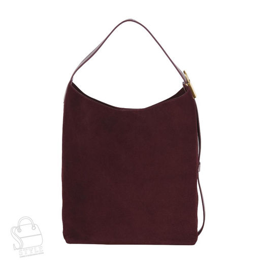 Сумка женская кожаная 56085BDAA wine red Baidou/50(дефект)