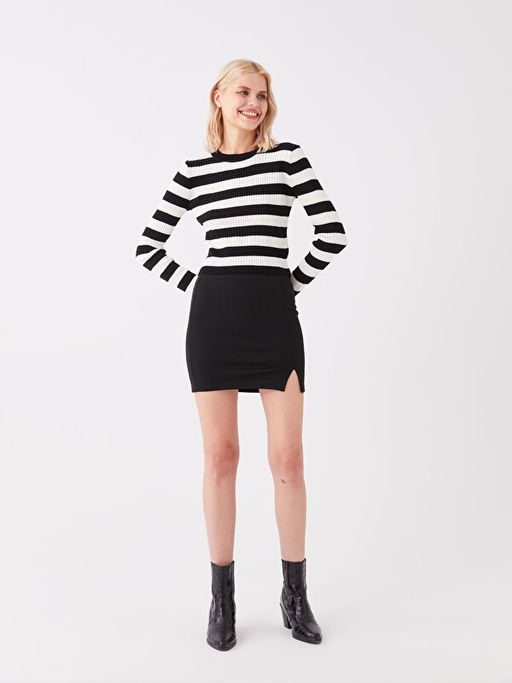 Kad?n Dar Fit D?z T?p Etek