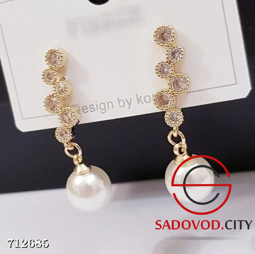 Женские серьги с жемчугом - Bruno фото 7