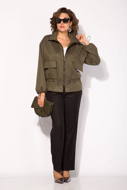 Костюм Liliana 1470БрПн хаки+черный