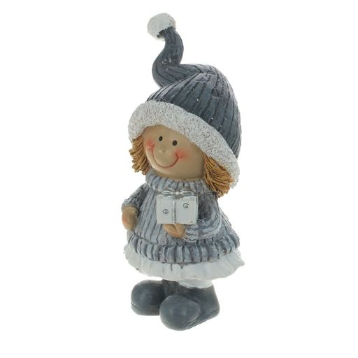 Фигурка декоративная "Девочка", L6 W4,5 H10 см, 2в.