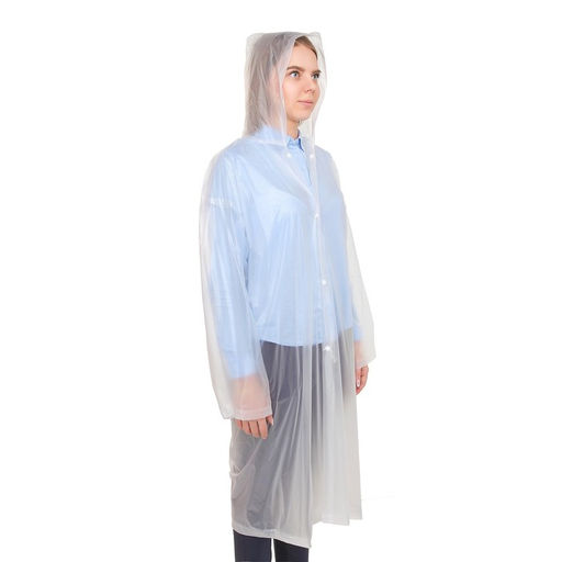 Дождевик-плащ Maclay, р. 46-48, цвет белый  фото 4