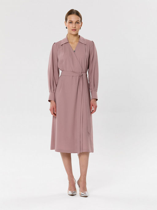 Платье из крепа