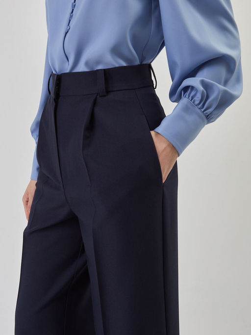 Брюки костюмка OD-825-2 синий OD-825-2 - Tantino фото 7