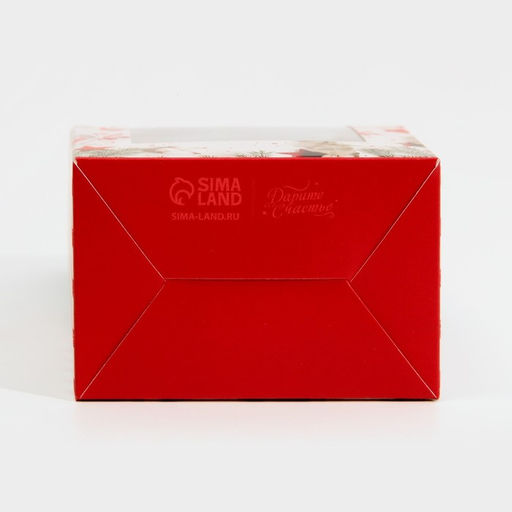 Цена за 5 шт. Коробка складная «С Новым годом!», 9×19×6 см