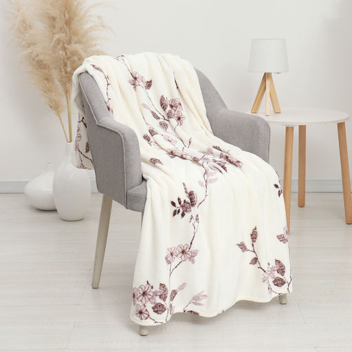 Плед 150х200 см, корал-флис 165г/м, полиэстер