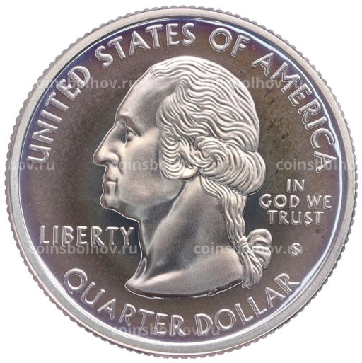 1/4 доллара (25 центов) 1999 года S США Штаты и территории Коннектикут
