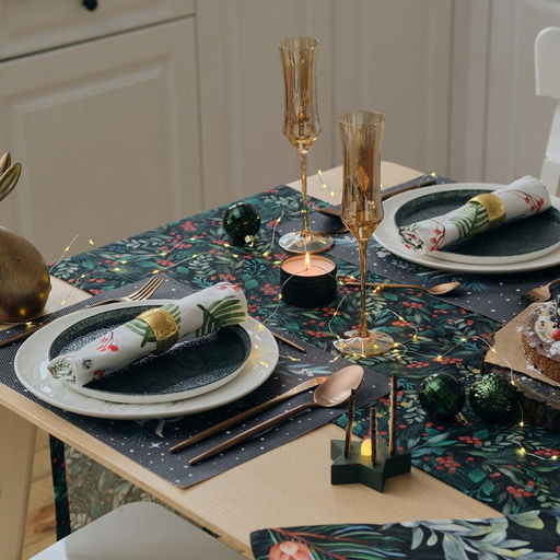 Дорожка на стол новогодняя Этель Winter berry 40х147см, 100%хл, саржа 190 г/м2  фото 8