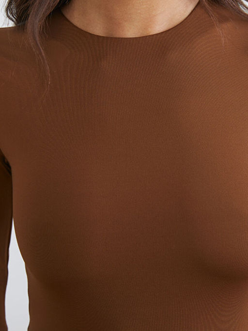 Bisiklet Yaka Kad?n Bodysuit