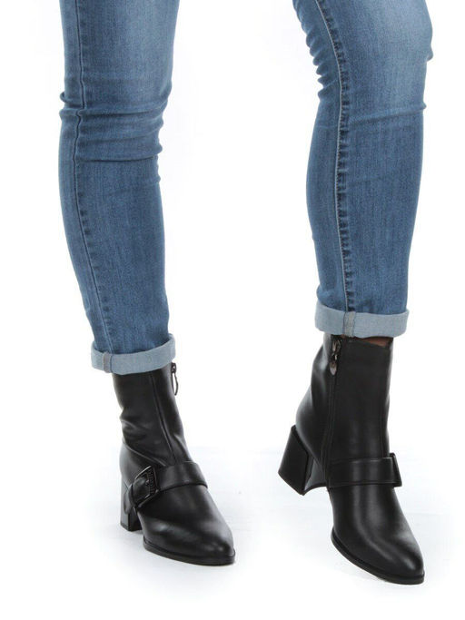 01-PCM347-1 BLACK Ботинки демисезонные женские - No name фото 3