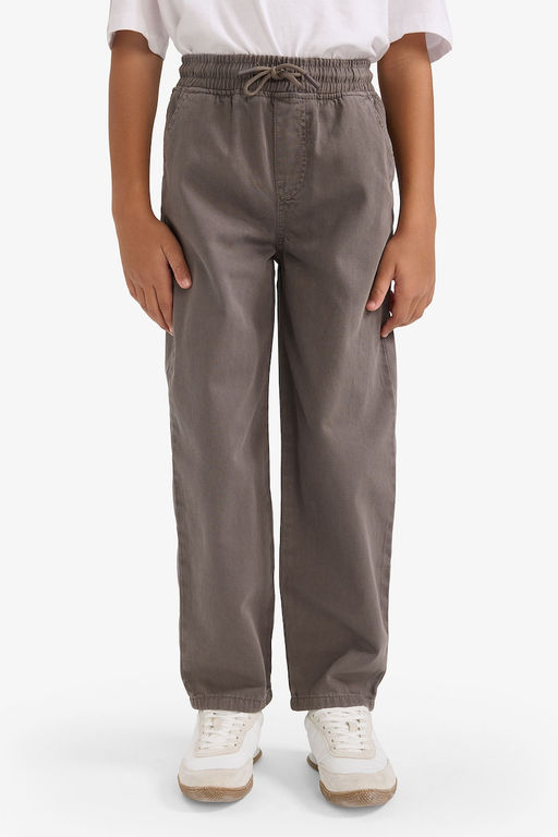 %100 Pamuk Baggy Fit Standart Pa_a Gabardin Pantolon Erkek _ocuk - Defacto фото 3