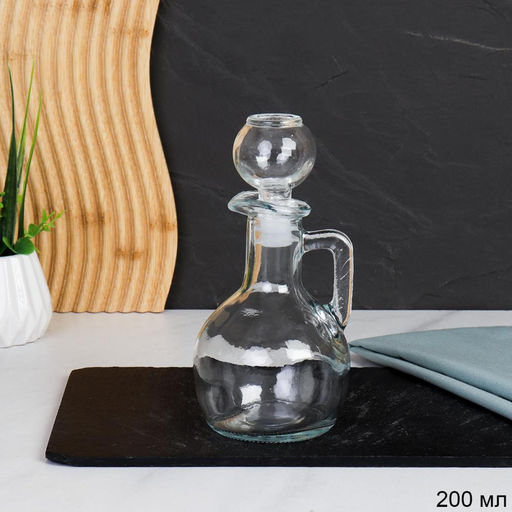 Графин-штоф Кувшин 200 мл / G-4 /уп 72/ стеклянная пробка - Галеонтрейд фото 3