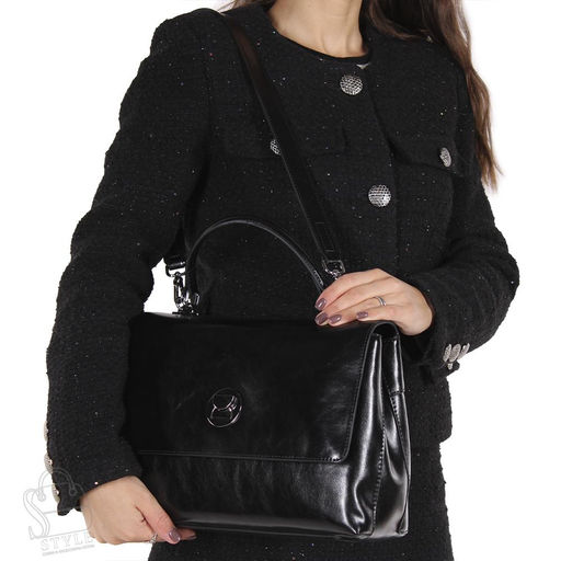 Сумка женская кожаная 56098BD black Baidou в Новосибирске