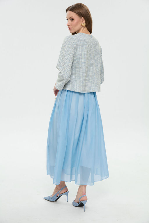 Платье NIKVA н1007-3 небесный  фото 3