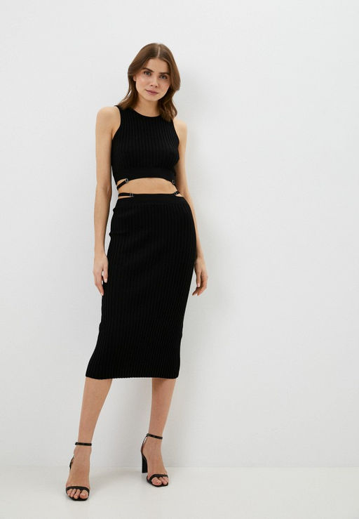 Укороченный топ с декоративными пряжками - Incity фото 12