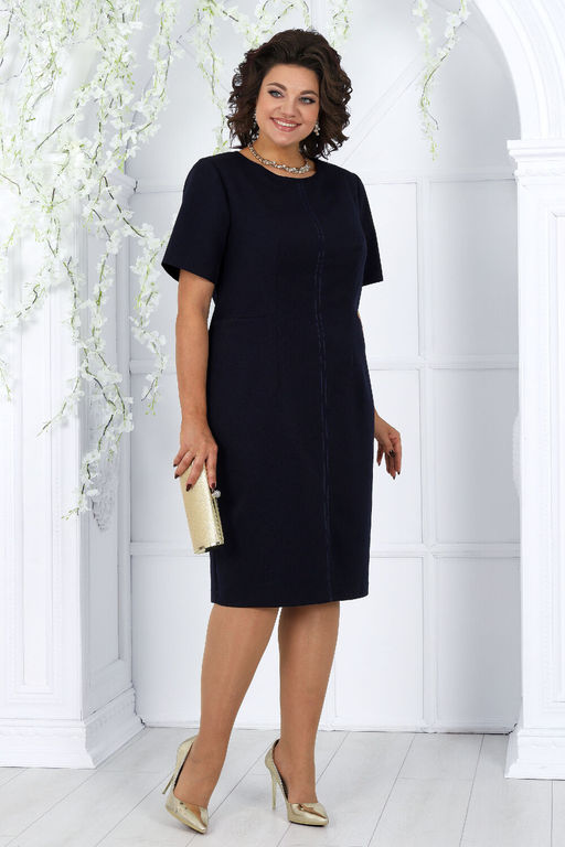 Платье Ninele 7431-Р темно-синий - Mira fashion фото 1086