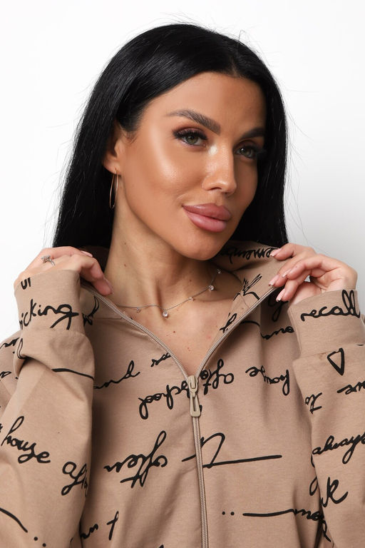 Толстовка зип женская ХЗ01