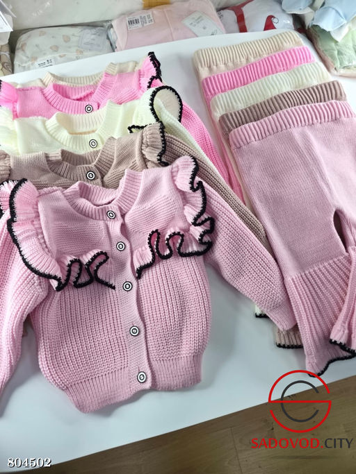 Вязаный костюм для девочек - Bruno фото 12