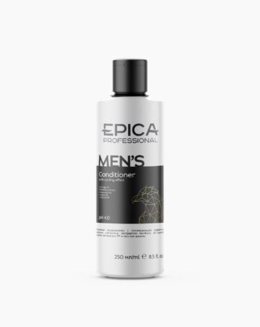 EPICA "MENS" Мужской кондиционер, 250мл с охл эффектом, маслом апельсина и экстрактом бамбука