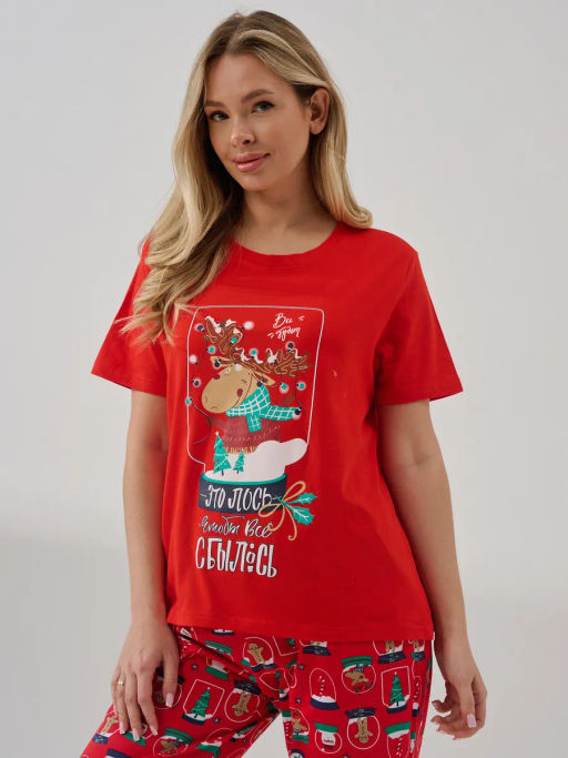 Пижама женская 100% хлопок Все будет! - Оптима фото 11