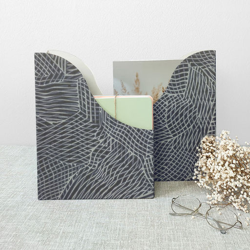 VAL MN-3VP-85 Лотки для бумаг верт., 31*23.5*8.5 см, набор 6 шт., MONET NIGHT, шт - Valiant фото 4