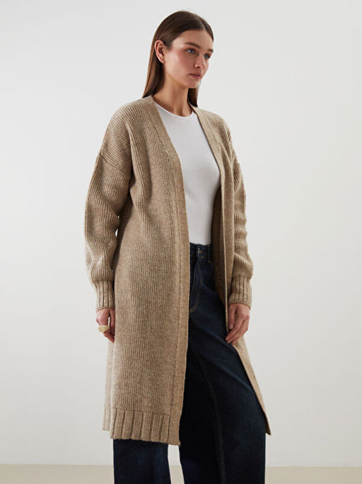 ?al Yaka Oversize Kad?n Triko H?rka