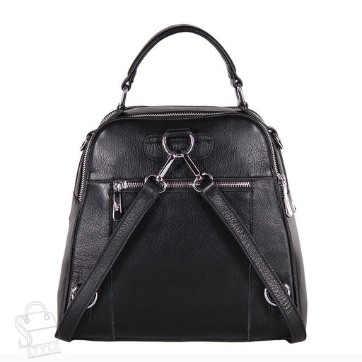 Рюкзак женский кожаный 99451 black Velina Fabbiano-Safenta/30 в Новосибирске
